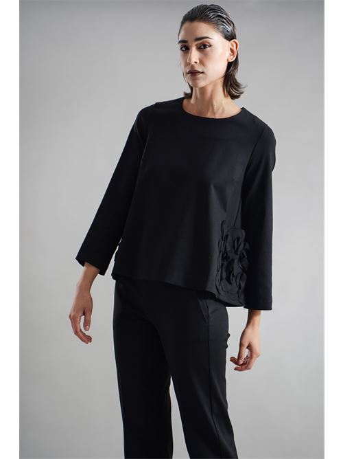 Maglia in viscosa GM by Gai Mattiolo | GM3504NERO